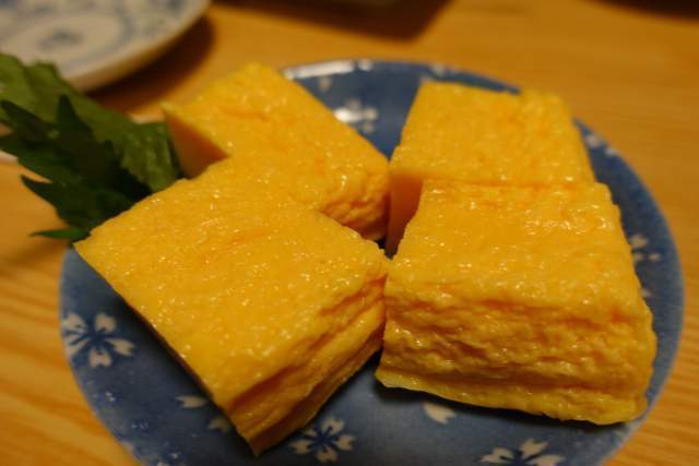 鳥竹の卵焼き