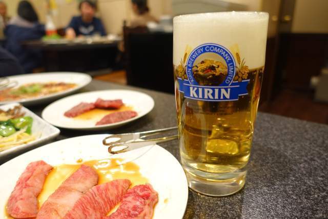 くい亭の生ビール