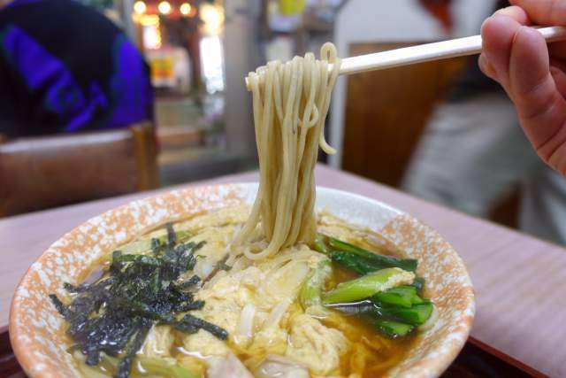 寿々木家の温かい蕎麦