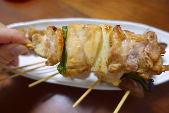 鳥たけの焼き鳥アップ