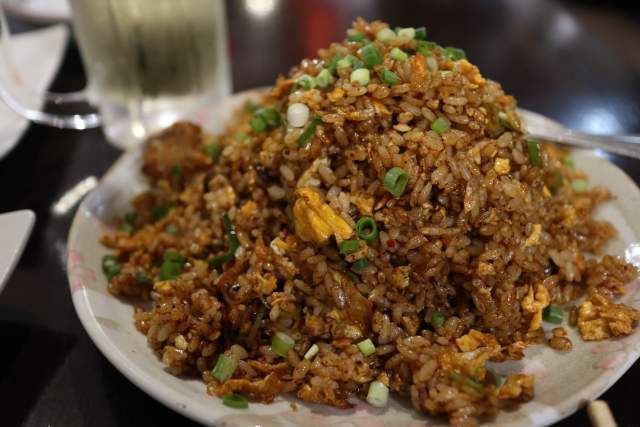 金蘭の牛肉チャーハン