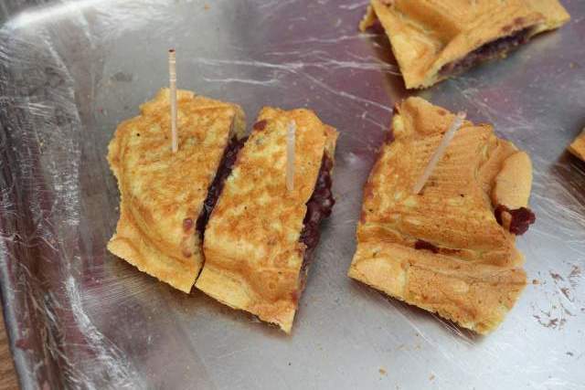 たつみやのたい焼き三等分