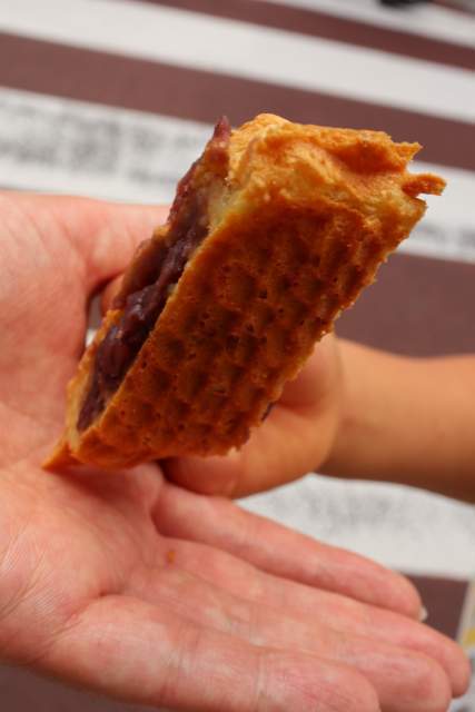 たつみやのたい焼き中央部
