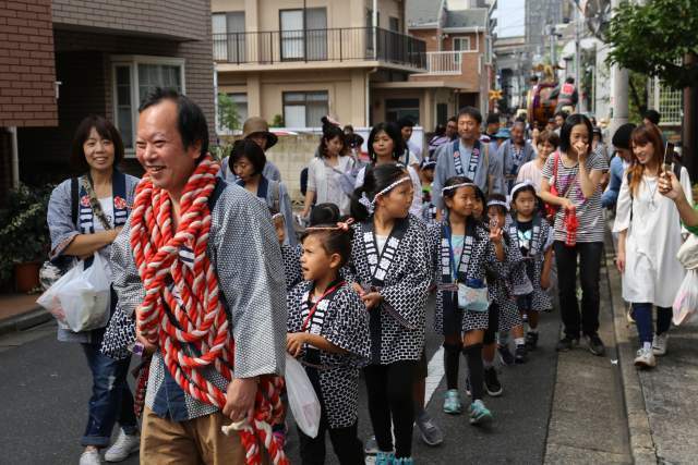 菅原神社式年大祭2017の子供山車