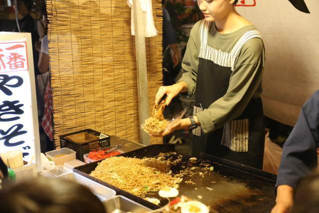 菅原神社式年大祭2017の焼きそば
