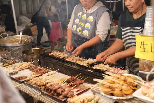 菅原神社式年大祭2017の焼き鳥