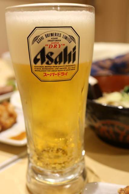 三商巧福の生ビール
