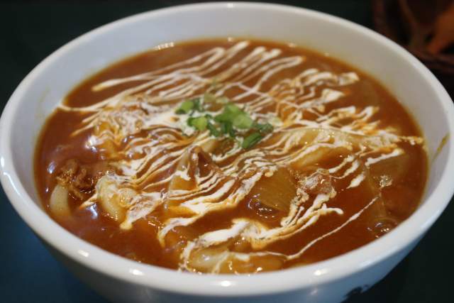 Jazz Keirinの白カレーうどん
