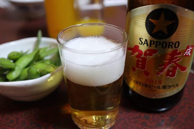 鳥ぎんの瓶ビール